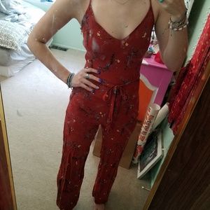 Floral jumpsuit